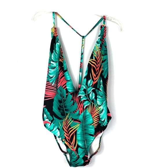 New with out tags Hey U tropical swimsuit - Picture 1 of 3